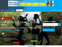 Tablet Screenshot of peedee.cityvoter.com